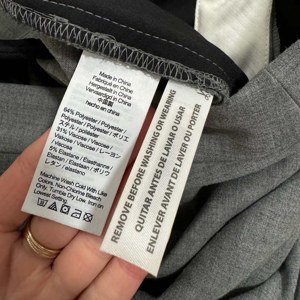 J.Crew Kate straight-leg pant in four-season stretch (grey) - Picture 10 of 14